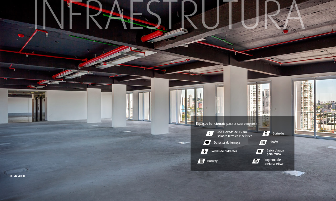 Slide - O Prédio - Infraestrutura